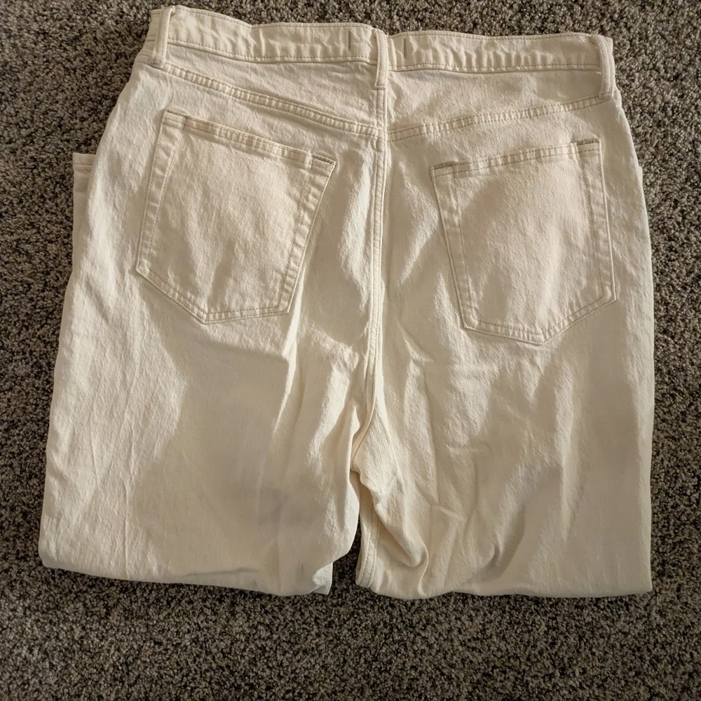 Abercrombie Curve Love The Ankle Straight Ultra High Rise Jean